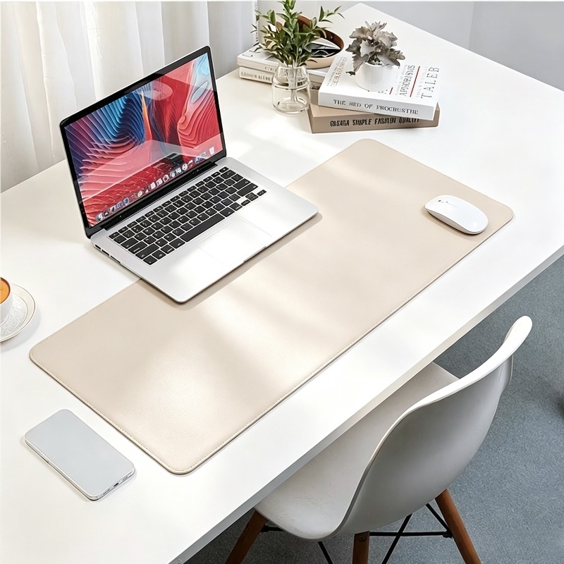 Leather Desk Pad - 1 buah alas mouse besar berbahan