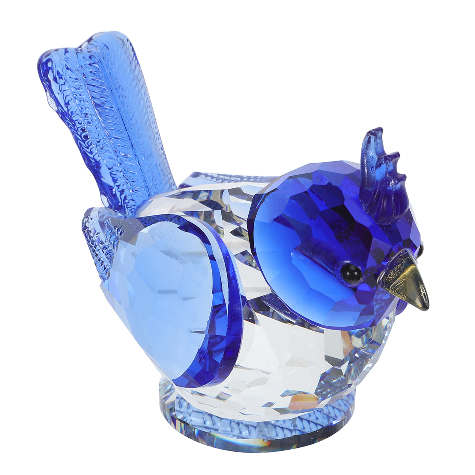 Paper Weight Crystal - Patung Burung Kristal Kecil, Hiasan Burung