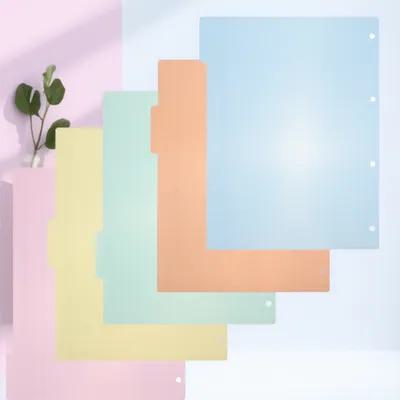 Tab Divider A4 - 10 buah Pembatas Indeks Plastik Profesional,