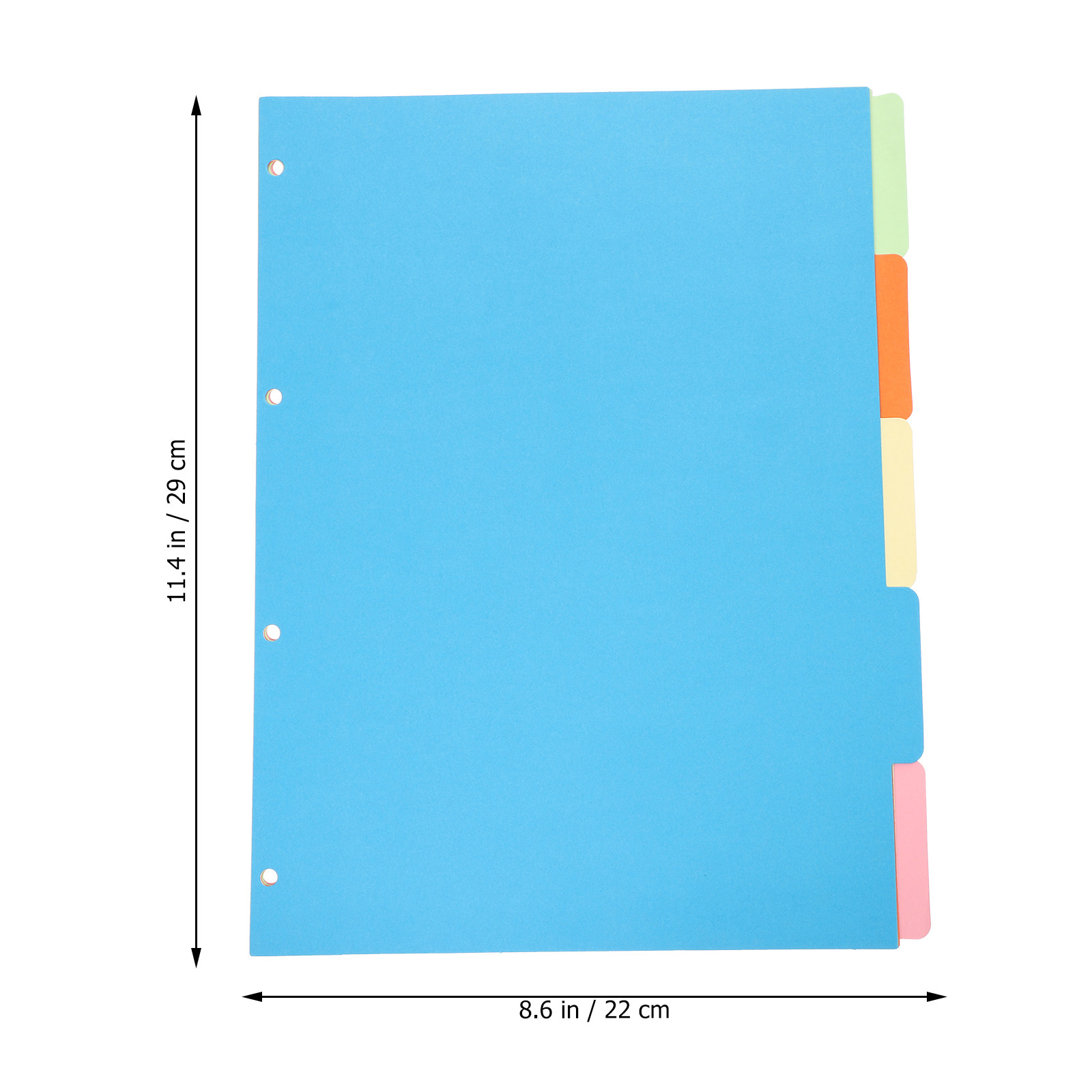 10 buah Pembatas Buku Catatan, - Tab Divider A4 ulasan dan harga