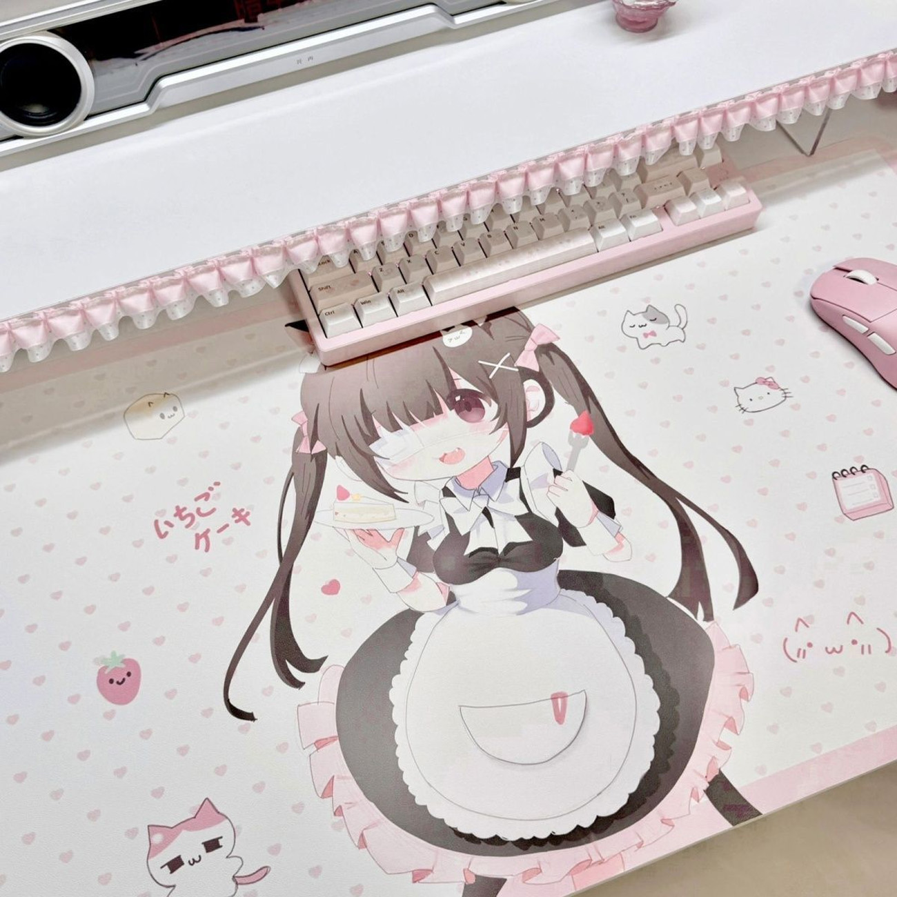 Alas Meja Kulit PU Bergambar G - Leather Desk Pad ulasan dan harga