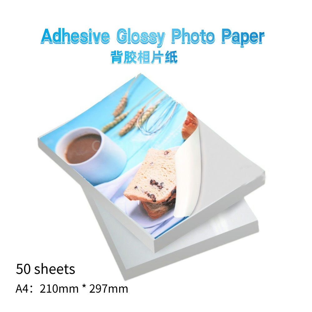 Kertas Foto Glossy Perekat A4  - Ink Blotter Paper ulasan dan harga