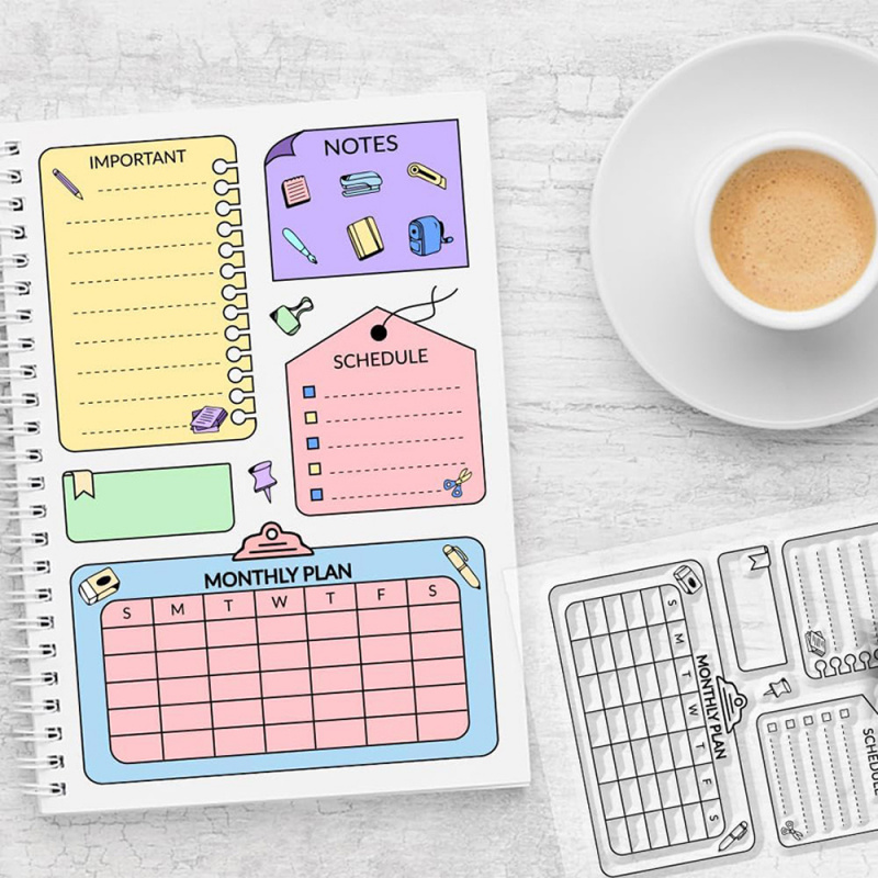 Perencana Kalender Bulanan Daf - Rubber Date Stamp ulasan dan harga