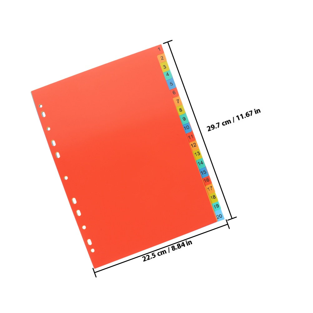 2 set Pengatur File, Folder Do - Tab Divider A4 ulasan dan harga