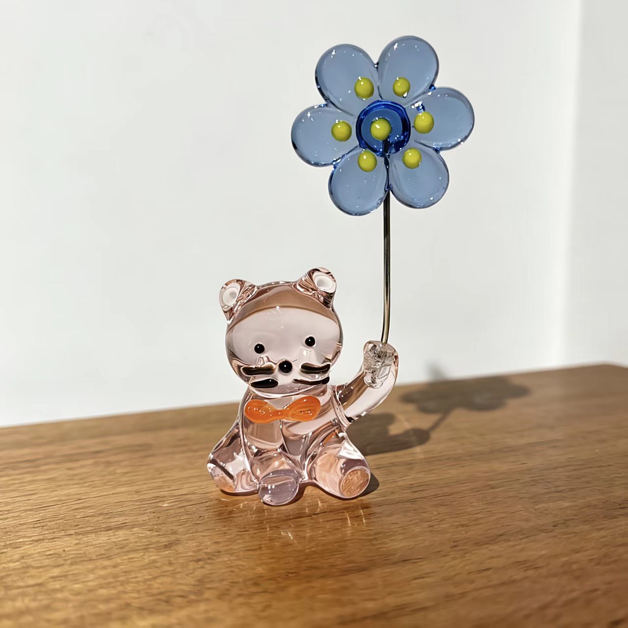 Pemberat Kertas Kucing Kaca Ga - Paper Weight Crystal ulasan dan harga