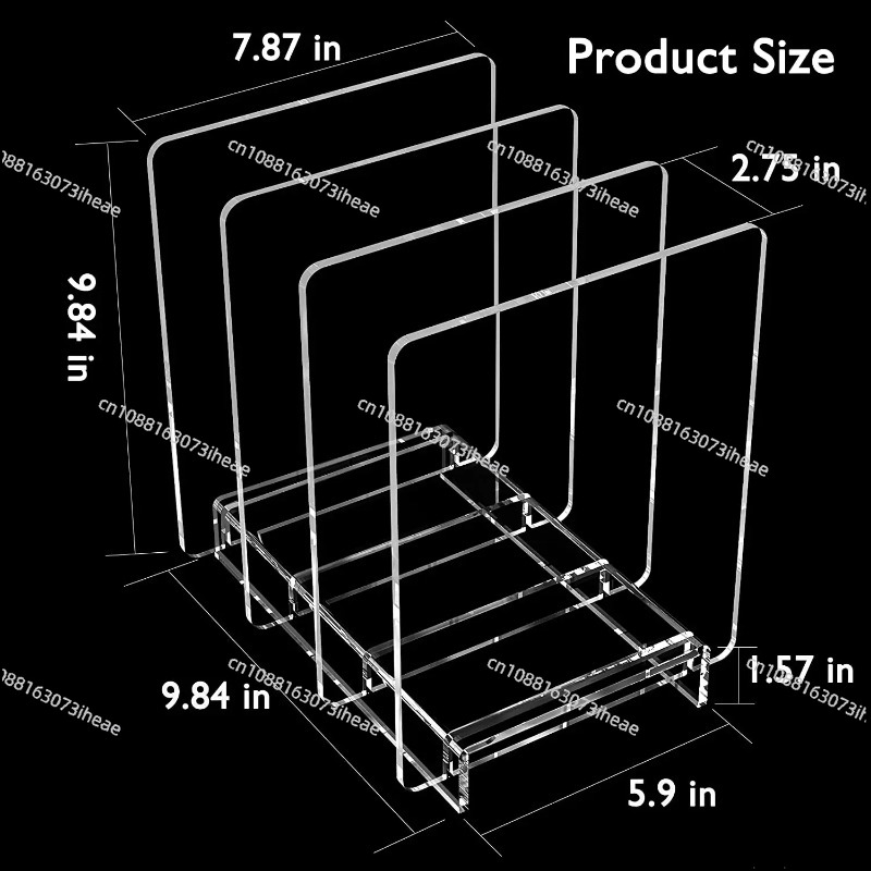 Rak Majalah Akrilik Transparan - Magazine Holder Rack ulasan dan harga