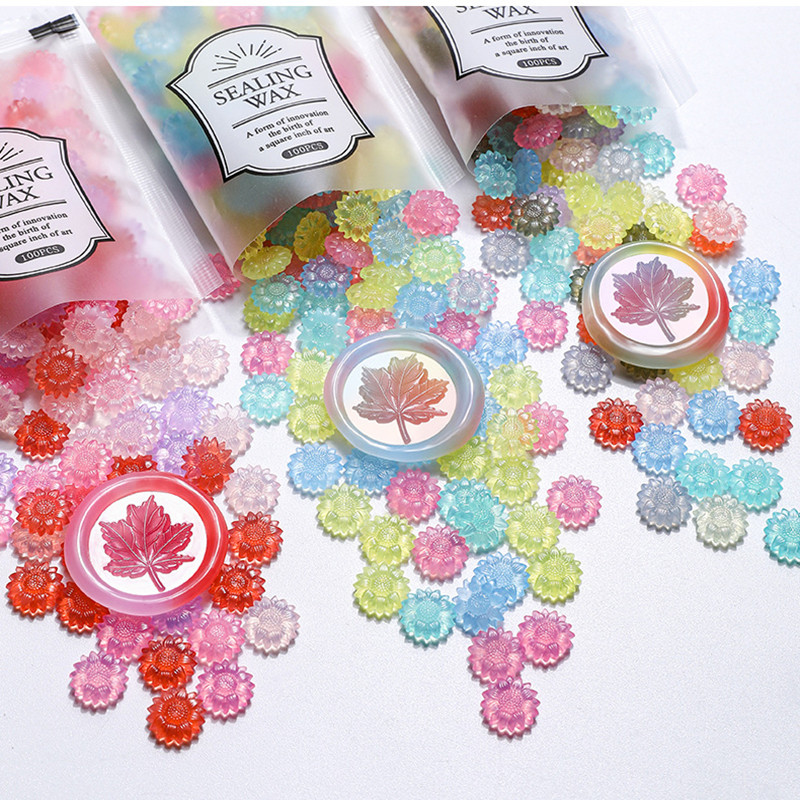 100 Buah Manik-manik Lilin Pen - Wax Seal Stamp Set ulasan dan harga