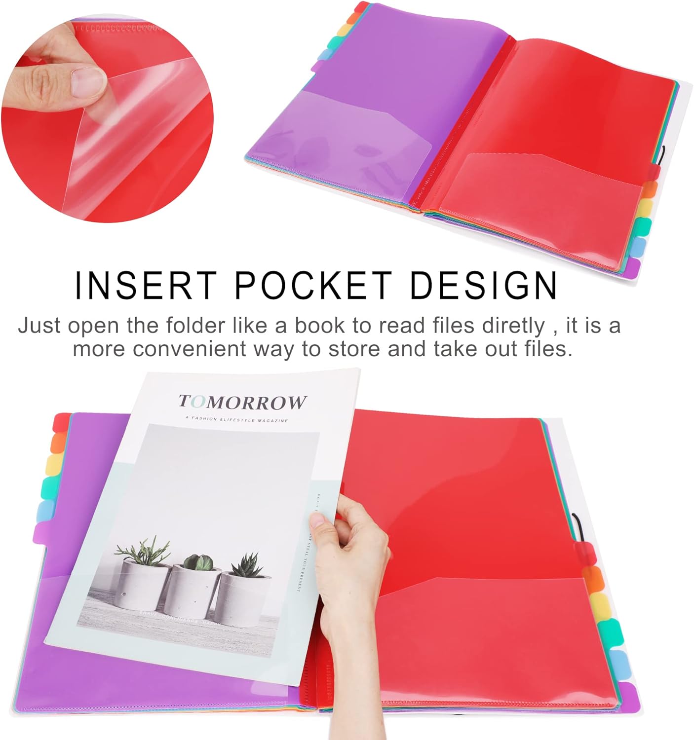 Folder File Perluasan Tab Pela - Tab Divider A4 ulasan dan harga