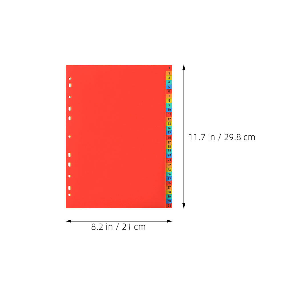2 Set Pembatas Halaman Plastik - Tab Divider A4 ulasan dan harga