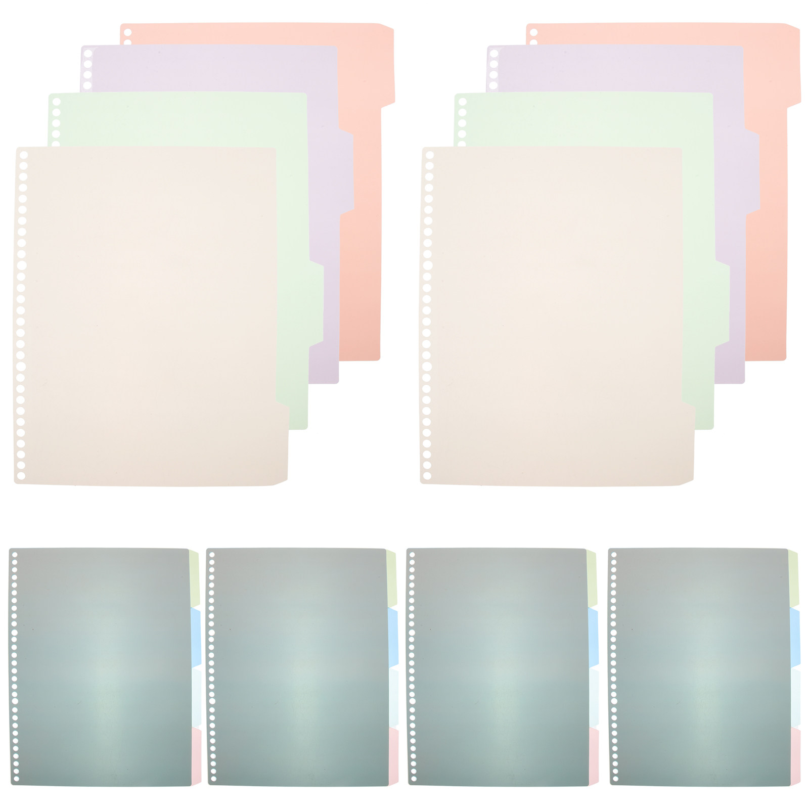 6 Set Pembatas Halaman Berwarn - Tab Divider A4 ulasan dan harga
